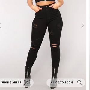 Get in the Groove Distressed Jeans - Fashion Nova